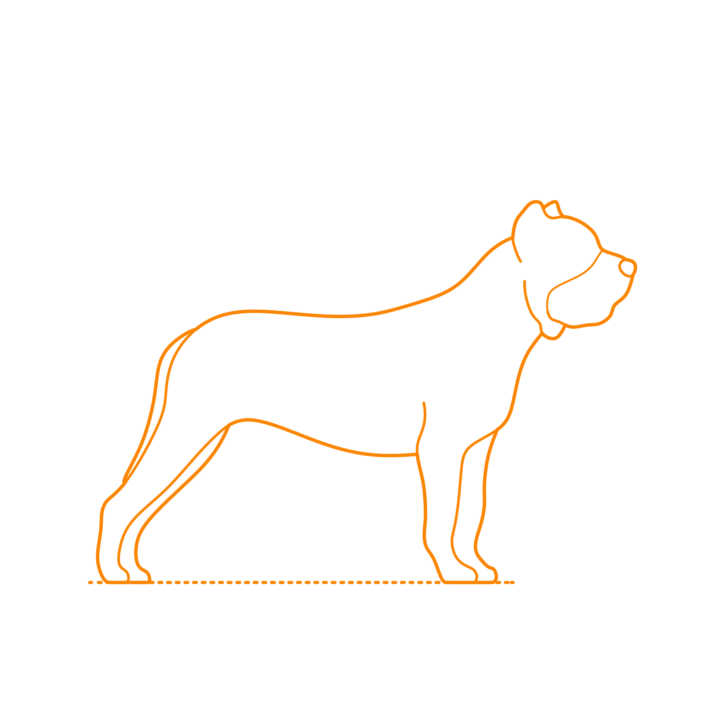 Animals Dogs Perro De Presa Canario Stencil Svg Design File Free Vectors